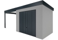 GARDEON® Gartenhaus mit sicherer Garagentür von Hörmann